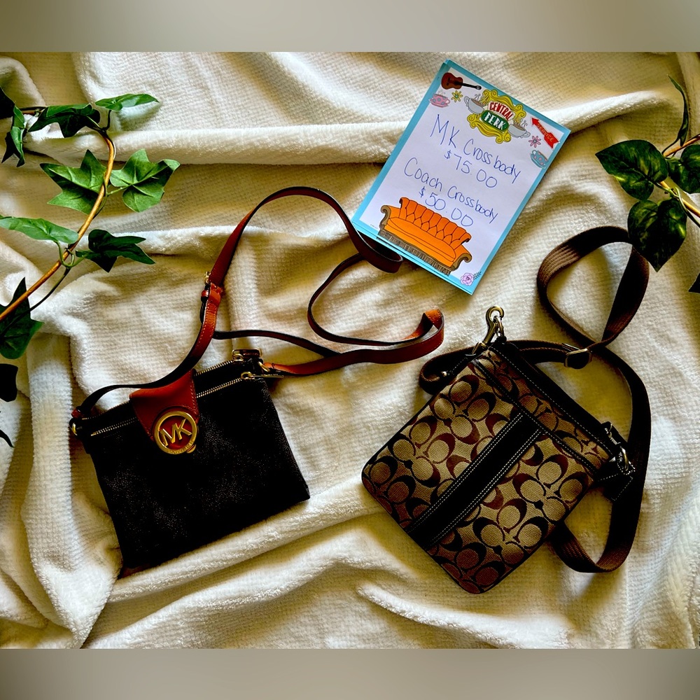 Crossbody bag: Michael Korda and Coach
